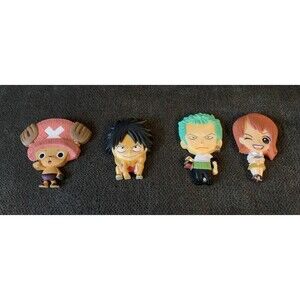Luffy Chopper Zoro- One Piece Mascot Relief Fridge Magnet Anime Japan US Seller